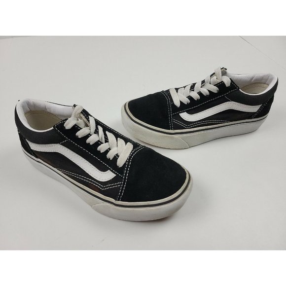 Vans Other - Vans Off The Wall Classic Low Top Shoes Sneakers Youth Kids Size 3 Black 721454